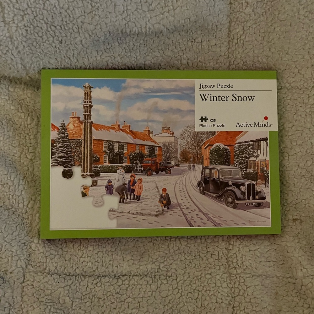 Winter snow jigsaw puzzle